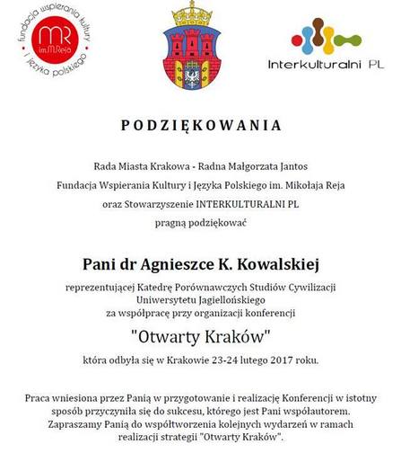 Otwarty Kraków - konferencja i festiwal